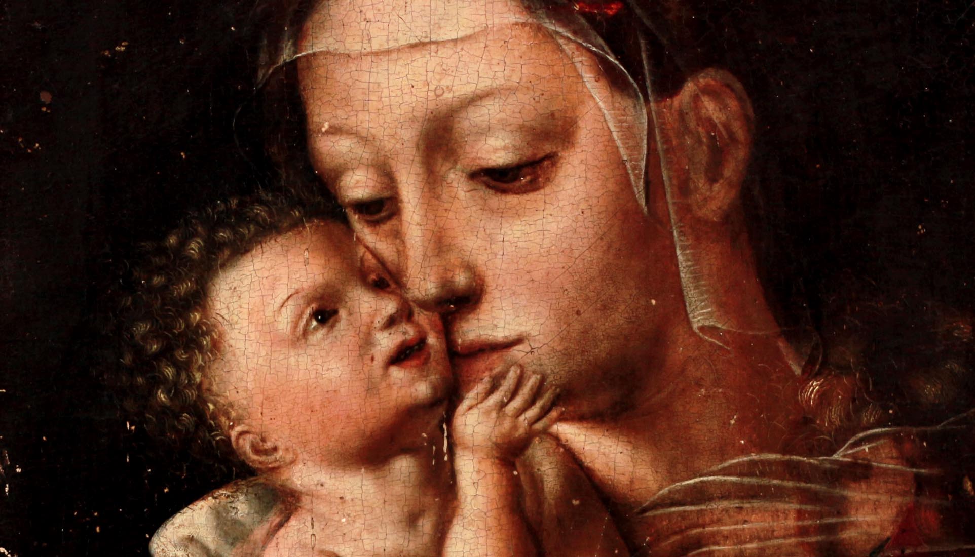 Madonnendarstellung, wohl Flämisch 16./17. Jh.
